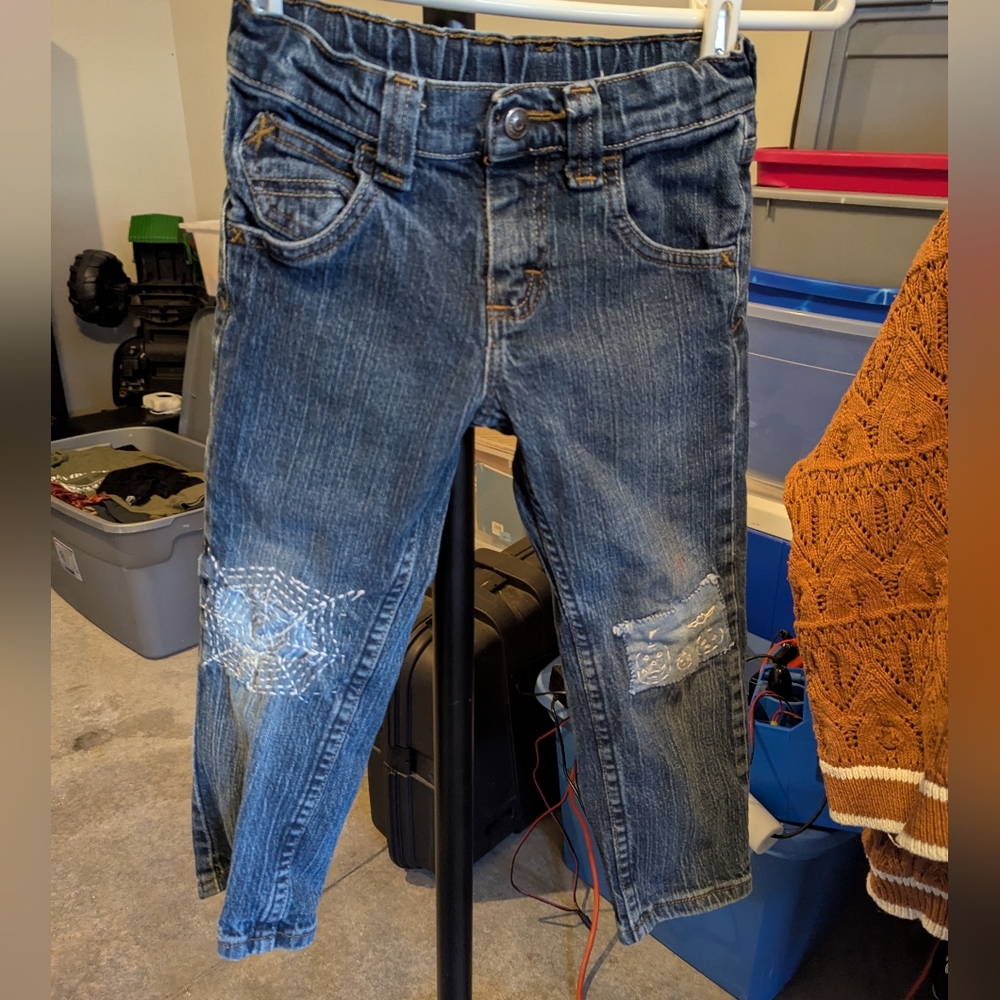 Hand Embroidered Halloween Boys Wranglers